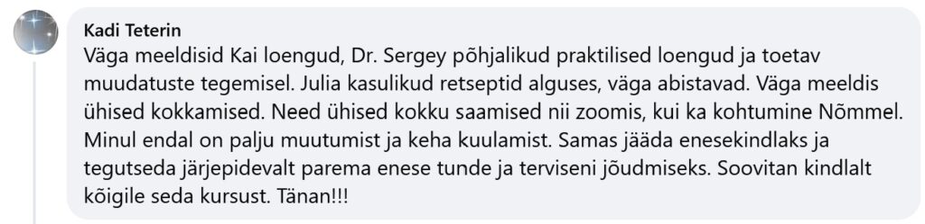 Kadri Teterin tagasiside_Vabadus toiduga_09.25